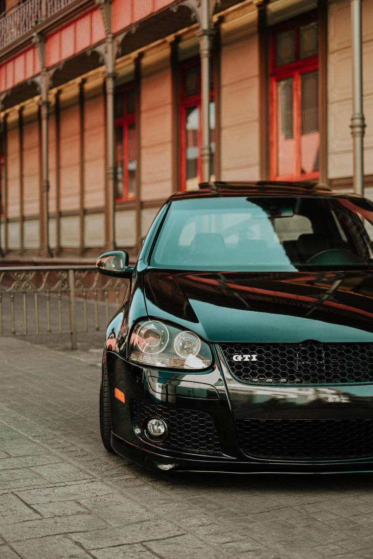 Glossy Black Car